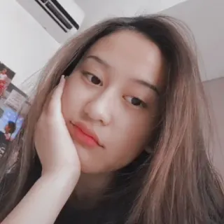 🧺 wanita, potret, gadis, selfie, wajah, orang, perempuan telegram sticker