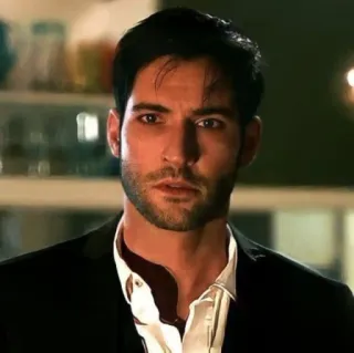 😳 Lucifer Morningstar Lucifer Lucifer, Tom Ellis, TV Show, Devil, Handsome telegram sticker