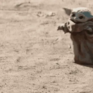 🏃‍♂️ Grogu The Mandalorian малыш йода, звездные войны, милый, грогу telegram sticker