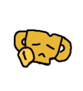 👎 teh, cangkir, sedih, minuman, minum, minuman panas telegram sticker