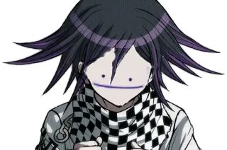 🙂 Kokichi Oma Danganronpa V3: Killing Harmony Anime, Manga, Danganronpa, Kokichi Oma, Personnage, Sticker, Effrayant telegram sticker