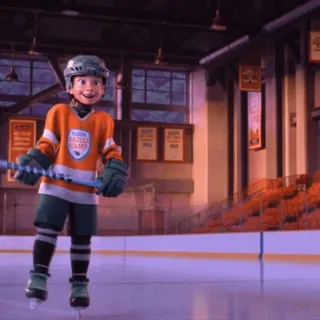 👍 HOCKEY hockey, sports, ice skating, camp, child telegram sticker