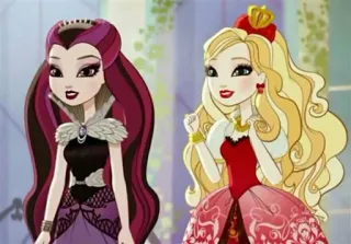 ☺️ Raven Queen Ever After High Мультфильм, Сказка, Королевский, Принцесса, Анимация telegram sticker