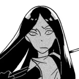 🎱 Obsidian Houseki no Kuni Houseki no Kuni, Обсидиан, Персонаж, Манга, Аниме whatsapp sticker