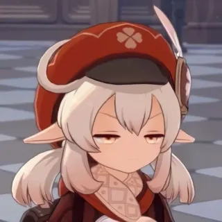 🤠 Klee Genshin Impact Klee, Genshin Impact, anime, gioco, personaggio, meme, altezzoso telegram sticker