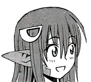 🐍 Anime, Manga, Personaggio, Cartone animato, Felice, Sorriso telegram sticker