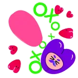 Hearty Hearts telegram stickers
