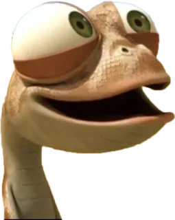 😍 snake, cartoon, animation, reptile, animal whatsapp sticker