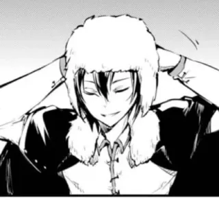 🙂 Fyodor Dostoevsky Bungou Stray Dogs Anime, Manga, Fjodor, Dostojewski, Bungo Stray Dogs, Charakter telegram sticker