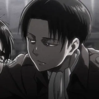 🕶️ Levi Ackerman Attack on Titan anime, attack on titan, levi ackerman, character, manga telegram sticker