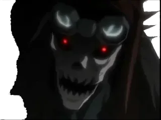 ☠ Ryuk Death Note ริวค, เดธโน้ต, อนิเมะ, มังงะ, ยมทูต telegram sticker