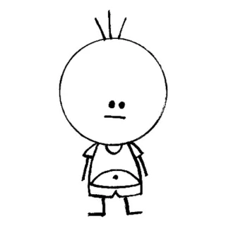 Snowman @stickersb2b telegram stickers