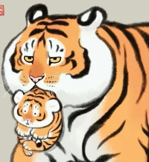 babytiger byna @qvxbybyn telegram stickers