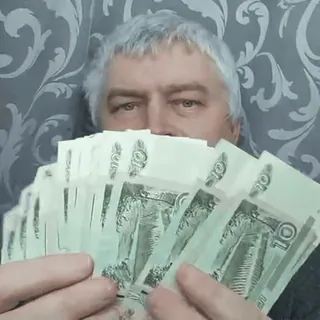 💵 uang, tunai, rubel, mata uang, kekayaan telegram sticker