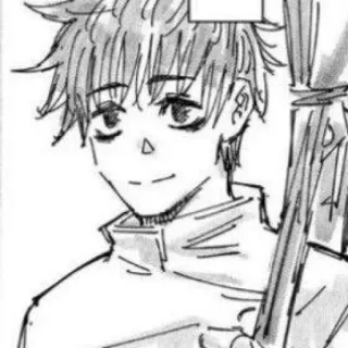 ☠ Suguru Geto Jujutsu Kaisen Аниме, Манга, Колдун, Злодей, Гето, Сугуру, Магия telegram sticker