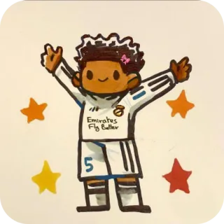 💋 Jude Bellingham Real Madrid Emirates Fly Better telegram sticker