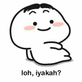 🌔 loh, iyakah? süß, Cartoon, entzückend, lustig, Ausdruck telegram sticker