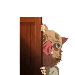 👀 Inosuke Hashibira Demon Slayer Anime, Demon Slayer, Inosuke, Personaje whatsapp sticker