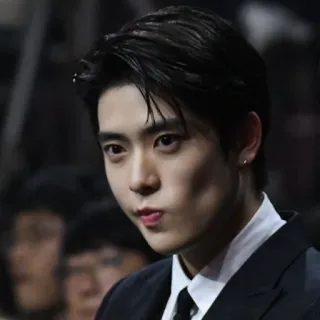 📸 男人, 肖像, 面部表情, 西装, 亚洲人, 韩国人 telegram sticker