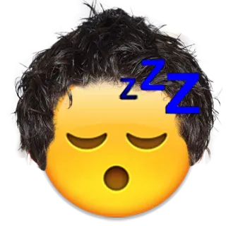 😴 sleep, emoji, sleeping, zzz, nap, dream telegram sticker