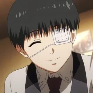 🌟 Ken Kaneki Tokyo Ghoul anime, character, tokyo ghoul, ken kaneki, ghoul, manga telegram sticker