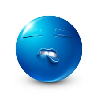 blue faces whatsapp stickers
