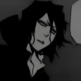 🍝 Ulquiorra Cifer Bleach 울키오라, 애니메이션, 블리치, 캐릭터, 만화, 고스 telegram sticker