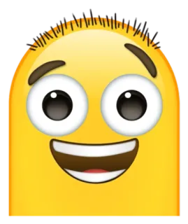 😄 emoji, funny, cartoon, face, happy, expression telegram sticker