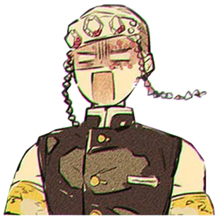 💎 Tengen Uzui Demon Slayer Anime, Demon Slayer, Tengen Uzui, Adesivo telegram sticker