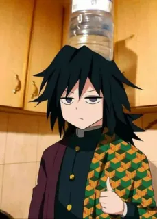👍 Giyu Tomioka Demon Slayer Anime, Daumen hoch, Giyu, Tomioka, Demon Slayer telegram sticker