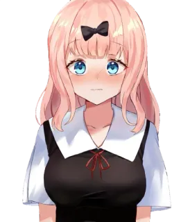 😳 Chika Fujiwara Kaguya-sama: Love Is War 动漫, 可爱, 女孩, 卡哇伊, 藤原千花, 辉夜大小姐想让我告白, 恋爱战争 telegram sticker