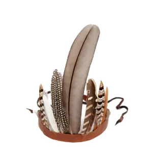 💂 native american, headdress, feathers, headband, accessory telegram sticker