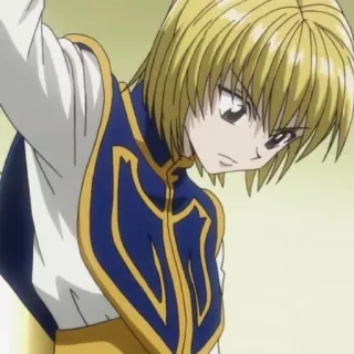 🕷️ Kurapika Hunter x Hunter anime, manga, kurapika, hunter x hunter, character telegram sticker