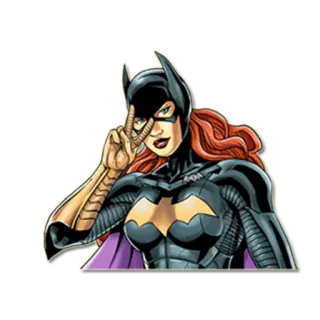 ✌ Batgirl バットマン, スーパーヒーロー, コミック, dc, 自警団, 女性 telegram sticker