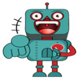 🤣 робот, мультик, милый, персонаж, иллюстрация telegram sticker