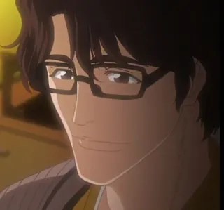 😄 Sosuke Aizen Bleach anime, glasses, smiling, aizen, sosuke telegram sticker