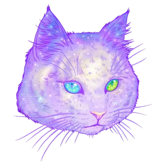 Cosmic Cats telegram stickers
