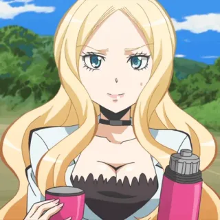 🌙 Irina Jelavić Assassination Classroom Anime, Blondynka, Irina Jelavić, Assassination Classroom, Nauczycielka telegram sticker