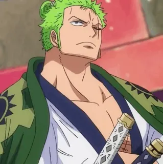 🪐 Zoro One Piece Зоро, Ван Пис, Аниме, Манга, Персонаж, Меч, Пират telegram sticker