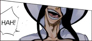 😛 HAH! śmiech, anime, manga, zło, złoczyńca whatsapp sticker