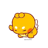 😂 cute, kawaii, angel, cartoon, character telegram sticker