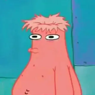 🍔 Patrick Star Spongebob Squarepants Desenho animado, Engraçado, Personagem, Série de TV, Rosa, Bobo whatsapp sticker