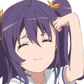 😝 애니메이션, 여자, 만화, 행복, 귀여운 telegram sticker