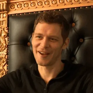 📰 Klaus Mikaelson The Vampire Diaries Homme, Vampire, The Originals, Klaus Mikaelson, Joseph Morgan, Sourire, Acteur telegram sticker