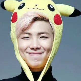 ☺️ person, pikachu, hat, kpop, portrait, celebrity telegram sticker