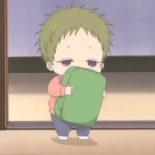 🥺 anime, baby, cute, illustration, child telegram sticker