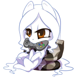 Ashley Arctic Fox telegram stickers