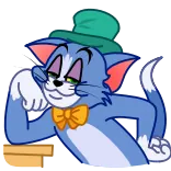 😏 Tom Cat Tom and Jerry cartoon, cat, character, Tom and Jerry telegram sticker