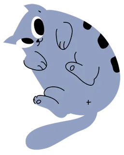 🙃 개, 귀여운, 스티커, 강아지, 만화 telegram sticker