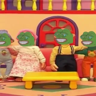 💖 Pepe the Frog Meme, Internetkultur, Pepe, Frosch telegram sticker